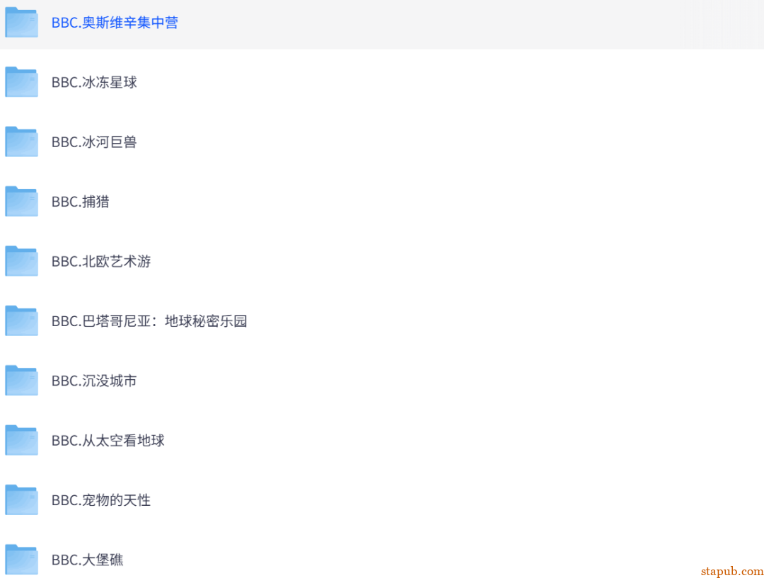 【记录】78部BBC纪录片儿童必看视频完整专题，972GB